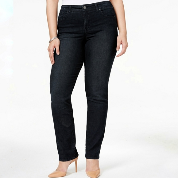 Style & Co. Denim - Style & Co Petite Dark Straight Leg Jeans
